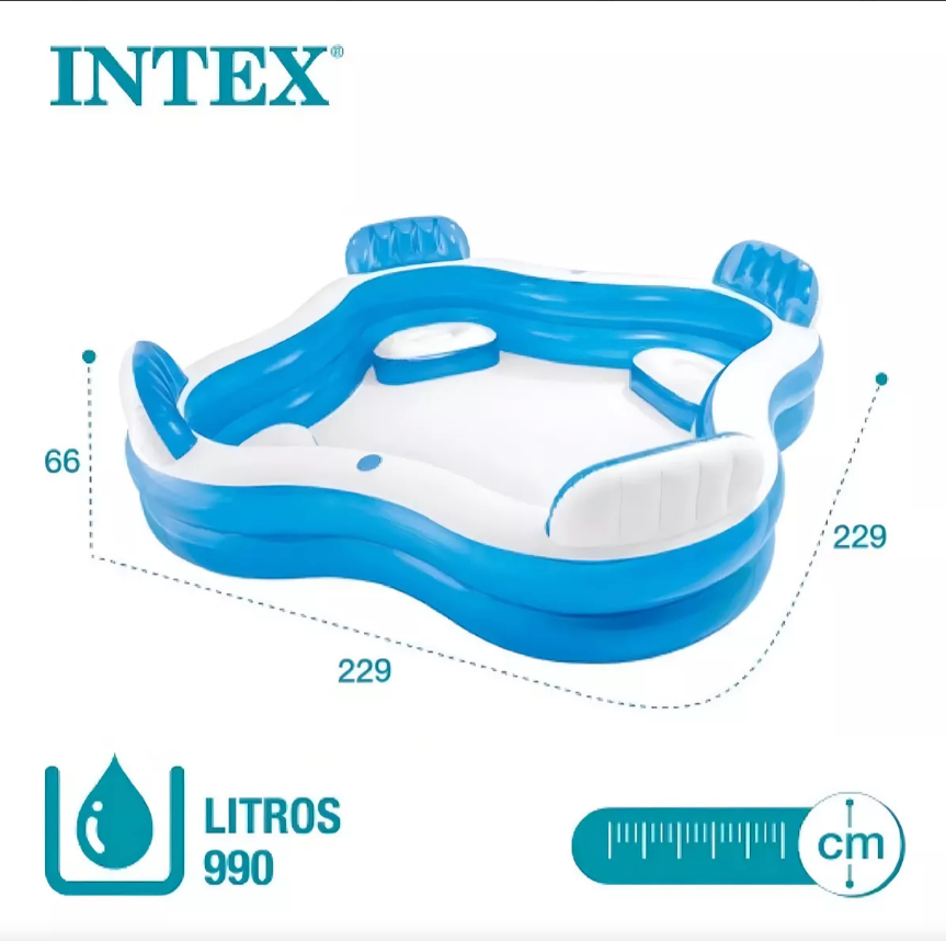 INTEX PISCINA 4 PUESTOS FAMILIAR INTEX PISCINA 4 PUESTOS FAMILIAR